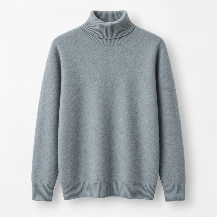 Henrik | Rullekravesweater til Mænd med Afslappet Pasform