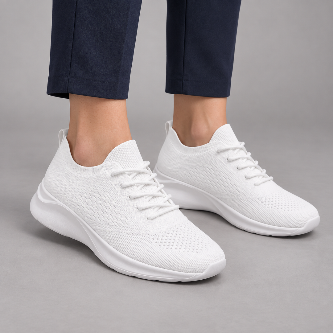 Ida | Åndbare Mesh Sneakers til Kvinder med Polstret Sål
