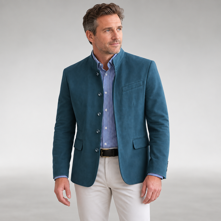 Morten | Moderne Cardigan til Mænd med Knaplukning og Lommer