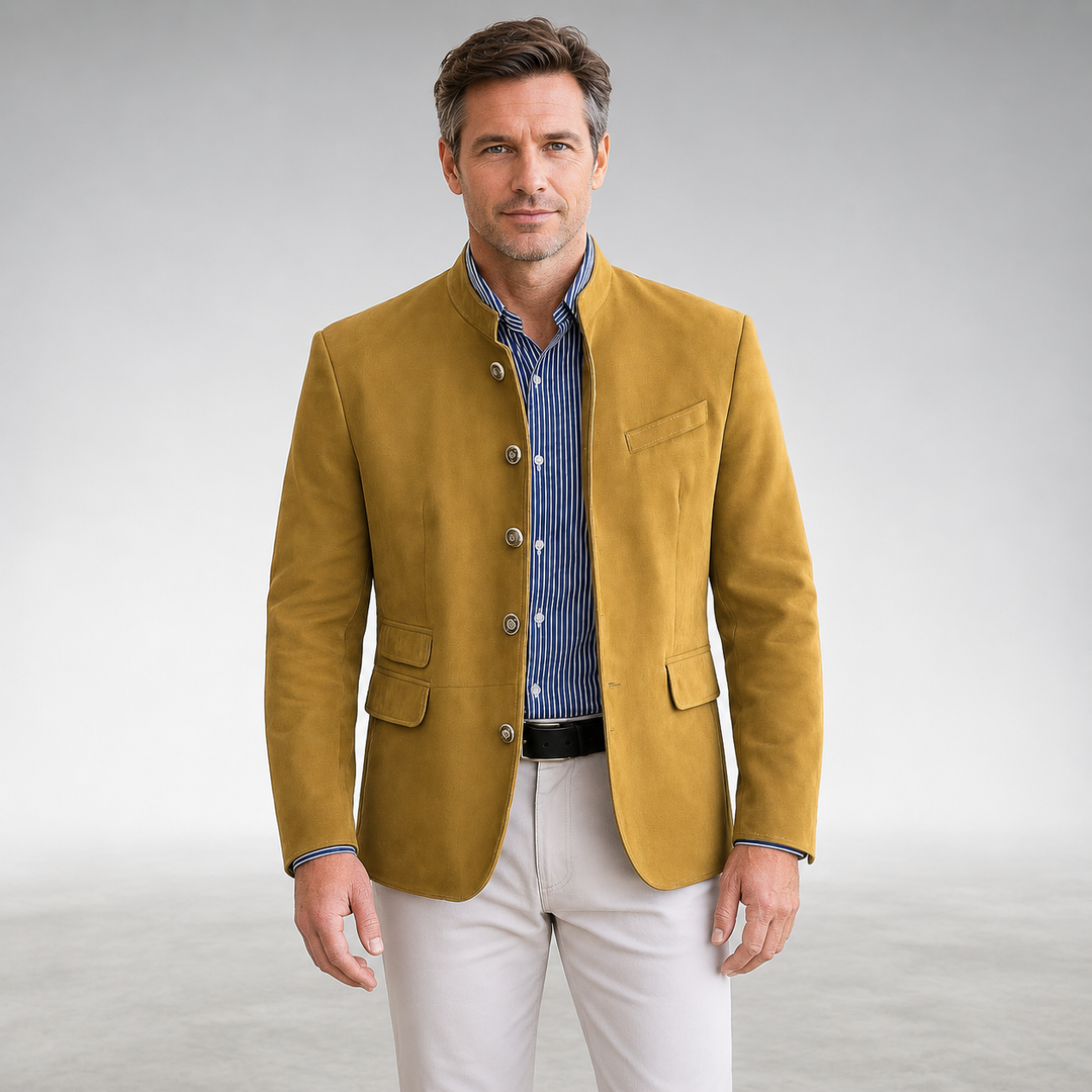 Morten | Moderne Cardigan til Mænd med Knaplukning og Lommer