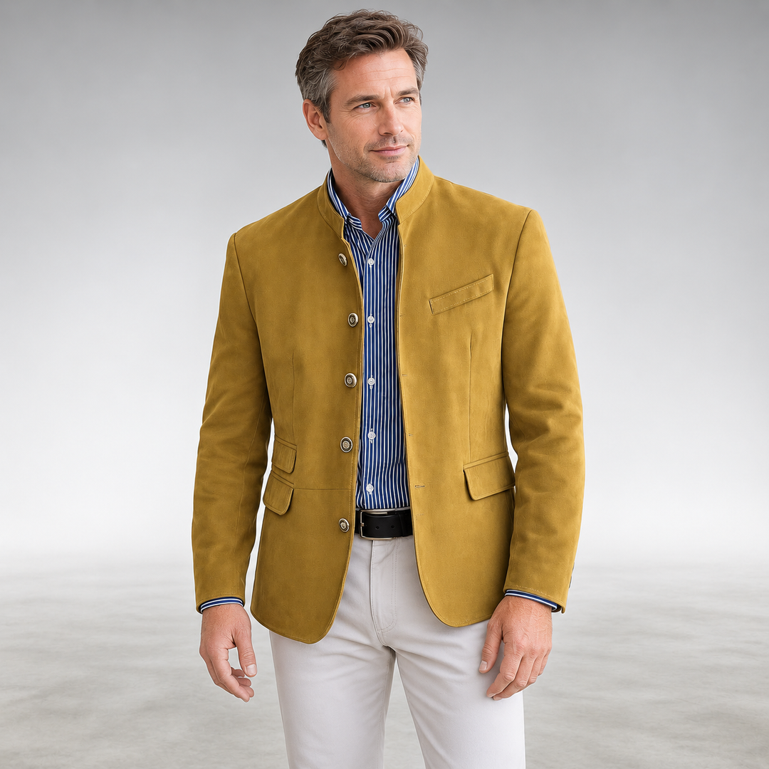 Morten | Moderne Cardigan til Mænd med Knaplukning og Lommer
