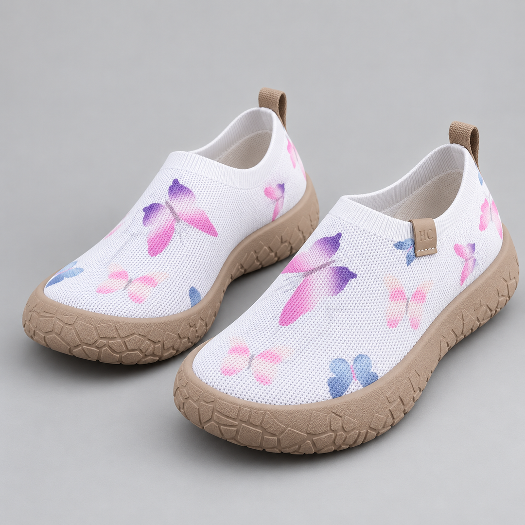 Nadia | Slip-On Komfortsneakers til Kvinder med Åndbar Mesh-Overdel