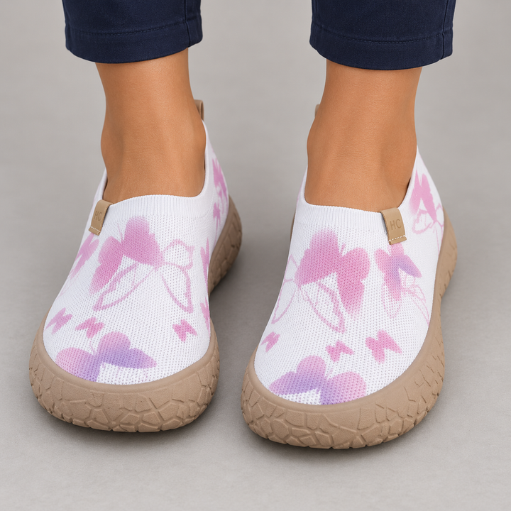 Nadia | Slip-On Komfortsneakers til Kvinder med Åndbar Mesh-Overdel