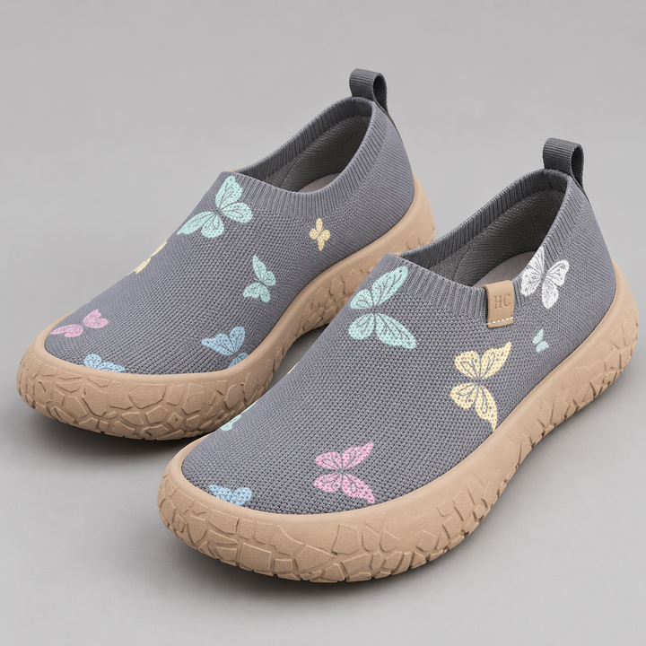 Nadia | Slip-On Komfortsneakers til Kvinder med Åndbar Mesh-Overdel