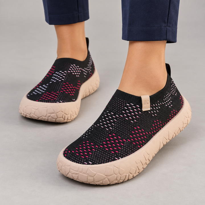 Nadia | Slip-On Komfortsneakers til Kvinder med Åndbar Mesh-Overdel